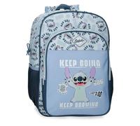 Disney Joumma Stitch Keep Going School Backpack Blue 30x40x13 cm Polyester 15,6L