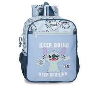Disney Joumma Stitch Keep Going Walk Backpack Blue 23x28x10 cm Polyester 6,44L