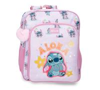 Disney Joumma Stitch You & Me Mauve School Backpack 30x40x13 cm Polyester 15.6L