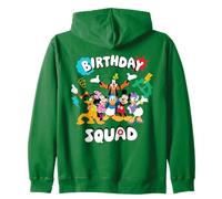 Disney Jr. Mickey & Friends "Birthday Squad" Birthday Party Zip Hoodie