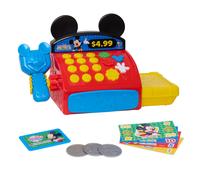Mickey Mouse Disney Jr Clubhouse Cash Register with Sounds, Phrases, and Pretend Play Money, 10-pieces, Develops Early Math Skills, Toy for Fans, Boys, Kids, Ages 3 and Up by Just Play