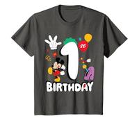 Disney Jr. Mickey Mouse First 1st Birthday Party Gift T-Shirt