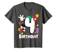 Disney Jr. Mickey Mouse Fourth 4th Birthday Party Gift T-Shirt