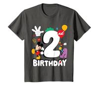 Disney Jr. Mickey Mouse Second 2nd Birthday Party Gift T-Shirt