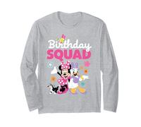 Disney Jr. Minnie Mouse "Birthday Squad" Birthday Party Long Sleeve T-Shirt
