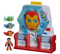 Disney Jr. Series Marvel's Iron Man and his Awesome Friends Hall of Armour Playset