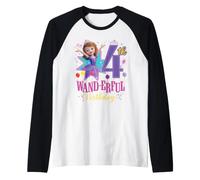 Disney Jr. Sofia the First My 4th Wand-erful Birthday Party Raglan Baseball Tee