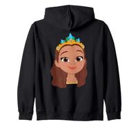 Disney Jr. Sofia the First Princess Camila Big Face Costume Zip Hoodie