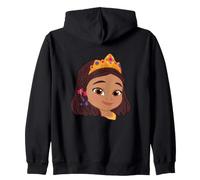Disney Jr. Sofia the First Princess Layla Big Face Costume Zip Hoodie