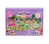 Disney Jr. SuperKitties Kittydale Figure Set with Accessories, 15-Pieces, Collectible Figurines, Amazon Exclusive, Toy for Fans, Girls, Kids, Ages 3 and Up by Just Play