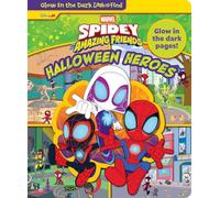 Disney Junior Marvel Spidey and His Amazing Friends - Halloween Heroes Glow in the Dark Look and Find Activity Book - PI Kids