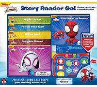 Disney Junior Marvel Spidey and His Amazing Friends: Story Reader Go! 8-Book Library and Electronic Reader Sound Book Set