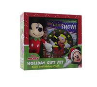 Disney Junior Mickey Mouse Clubhouse: Let It Snow! Holiday Gift Set: Book and Mickey Plush (Look and Find)
