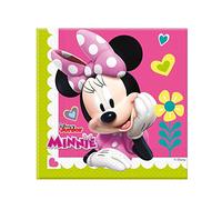 Disney Junior Minnie 53835 Mickey & Friends Napkins, Pink, 33 x 33 cm