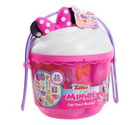 Disney Junior Minnie Mouse Fab Food Bucket, 25-pieces, Pretend Kitchen Playset
