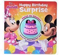 Disney Junior Minnie Mouse - Happy Birthday Surprise! Squishy Button Sound Book - Satisfying Tactile and Sensory Play - PI Kids (Play-A-Sound)