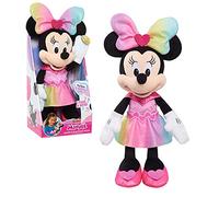 Disney Junior Minnie Mouse Sparkle Age 3+ and Sing 13-inch Feature Plush with Lights and Sounds, Officially Licensed Kids Toys for Ages 3 Up by Just Play