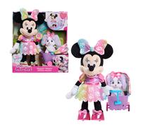 Disney Junior Minnie Mouse Waggin Wagon Lights and Sounds Feature Plush Officially Licensed Kids Toys for Ages 3 Up by Just Play