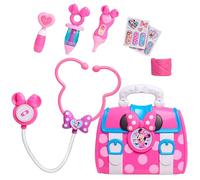 Disney Junior’s Minnie Mouse Bow-Care Doctor Bag Set, Dress Up and Pretend Play, Toy for Fans, Girls, Kids Ages 3 and Up