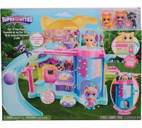 Just Play Disney Junior SuperKitties Purr ‘N’ Play Playset and Figures, 12-pieces, Lights and Sounds, Kids Toys for Ages 3 Up