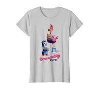 Disney Junior T.O.T.S. Irresistibly Cute T-Shirt T-Shirt, Women, Silver Grey, Small