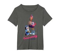 Disney Junior T.O.T.S. Irresistibly Cute T-Shirt T-Shirt, Women's Plus, Asphalt Grey, 3X