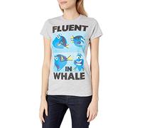 Disney Juniors Finding Dory Whale Talk Graphic T-Shirt - Grey - Large