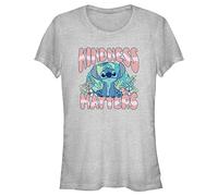 Disney Junior's Lilo & Stitch Kindness Matters Stitch T-Shirt, Athletic Heather, L