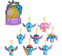 Disney Just Play Stitch Plush Pin Mascot Collecting, 9 cm, with Accessories, in Surprise Packaging, for Children from 3 Years
