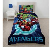 Disney Kids Avengers Blue Bedding Set - Single