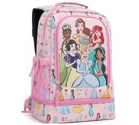Disney Kids Backpack with Lunch Box, School Bag for Boys & Girls (Princess)