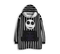 Disney The Nightmare Before Christmas Blanket Hoodie (Unisex Kids Black)