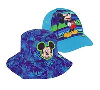 Disney Kids Boys, Mickey Mouse Toddler Cap and Baby Sunhat, UPF 50+ Uv Sun Protection Boonie - Ages 2-4, Bucket and Baseball Hat, 2-4T