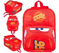 Disney Cars Backpack for Kids Rucksack for Nursery Preschool Lightweight Lightning McQueen Daypack Travel Days Out Sleepovers