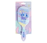 Disney Kids Character Girls Compact Hair Brush Stitch Frozen Hairbrush With Gift Box (Musical Stitch)