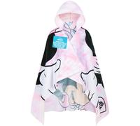 Disney Kids Minnie Tie Dye Hooded Towel Bath Pool Beach Lightweight Comfort