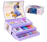 Disney Kids Painting Sets Art Supply Sets 40 Plus Pieces Colouring Sets for Children with Crayons Wish Gifts for Girls