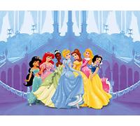 Disney Kids Princess Giant Wall Poster, Non Woven, Multi-Colour, 360 x 270 cm