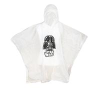 Disney Kids' Star Wars Darth Vader Clear Rain Poncho, Clear