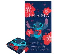 Disney Kids Stitch Blue Beach Swim Towel Pool Holidays Summer Soft Absorbent