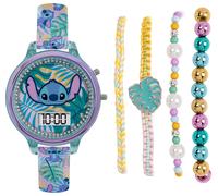 Disney Kid's Stitch Digital Bracelet & Watch Set