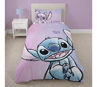 Disney Kids Stitch Love More Blue Bedding Set - Toddler