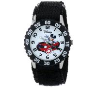 Disney Kids' W000975 Mickey Stainless Steel Time Teacher Watch with Nylon Strap
