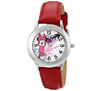 Disney Kids' W001063 Minnie Mouse Stainless Steel Purple Watch