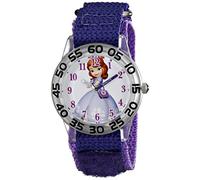 Disney Kids' W001688 Sofia The First Plastic Case Watch with Purple Strap