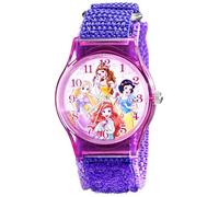 Disney Kids' W001697 Princess Analog Display Analog Quartz Purple Watch