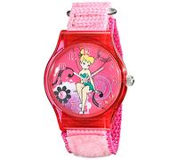 Disney Kids' W001705 Tinker Bell Analog Display Analog Quartz Pink Watch
