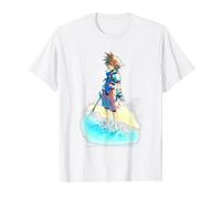 Disney Kingdom Hearts Sora Beach Sketch T-Shirt