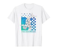 Disney Kingdom Hearts Sora Donald Goofy Kanji Checkerboard T-Shirt