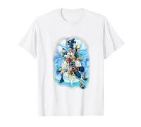 Disney Kingdom Of Hearts Sky Group Faded Design T-Shirt